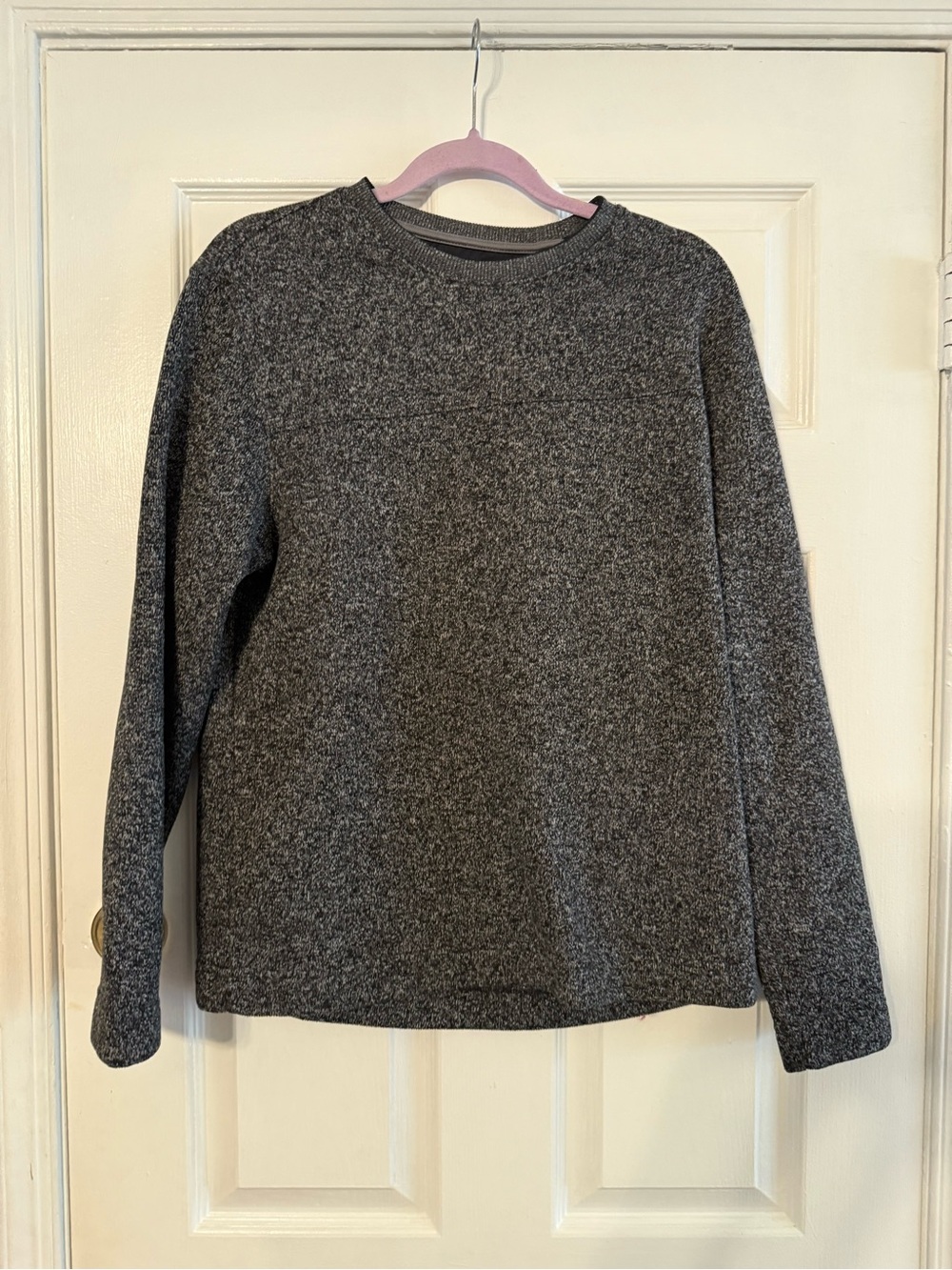 Van Heusen Men's Dark Heather Gray Crewneck Sweater